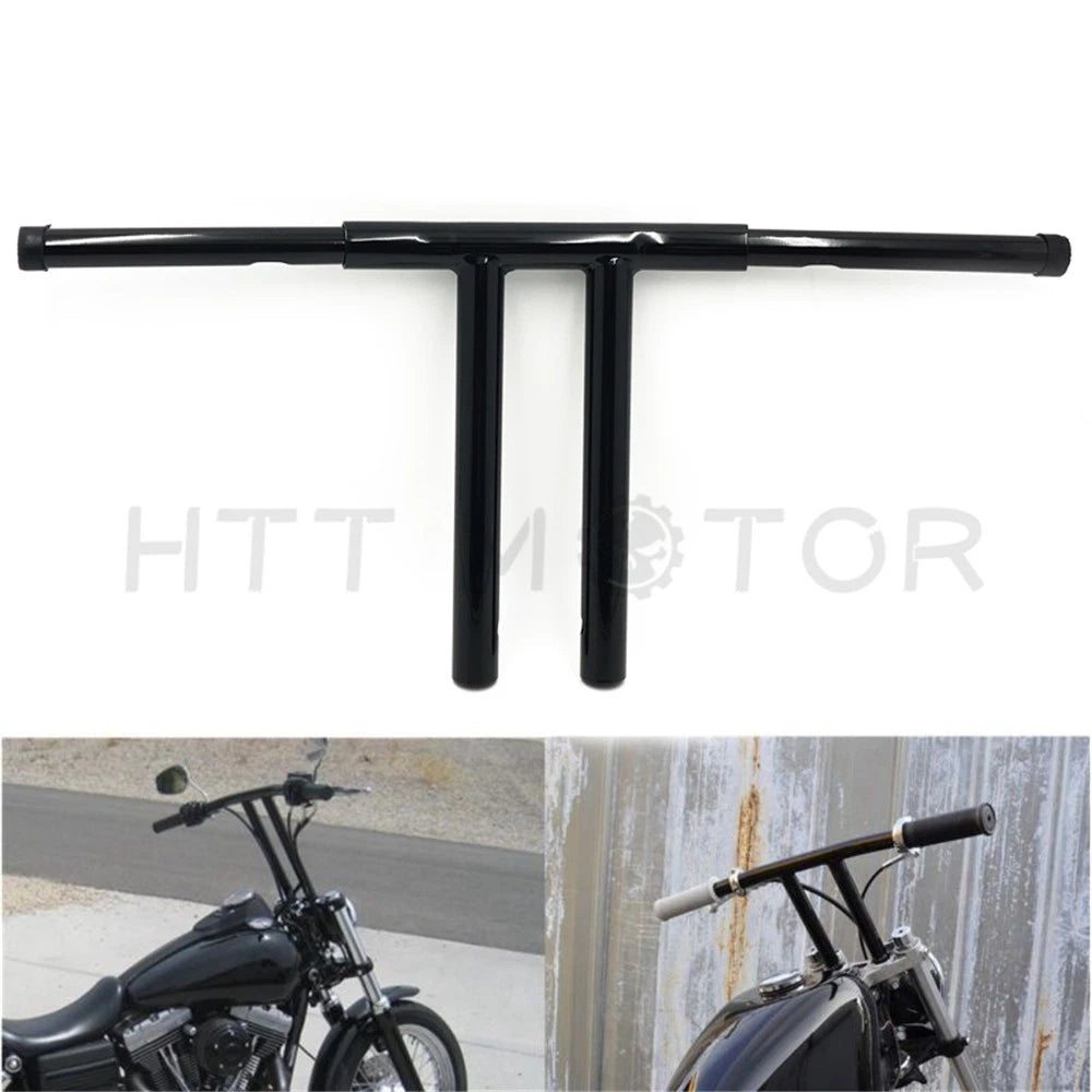 14" Rise T-Bars Handlebar for Harley FLST FXST Sportster Dyna (1991–2023)