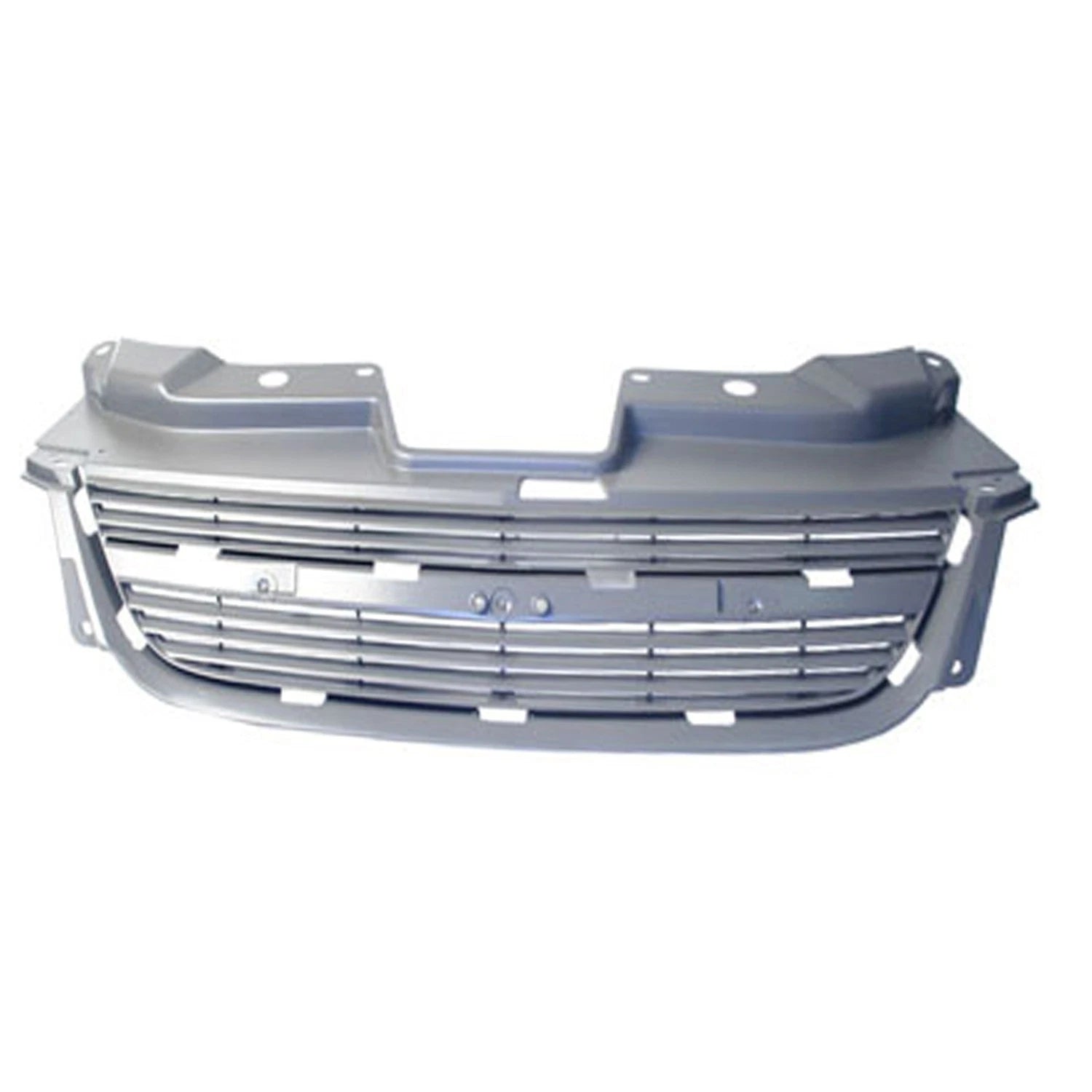 Replacement Black Plastic Front Upper Grille for Toyota Hilux (2005–2015)