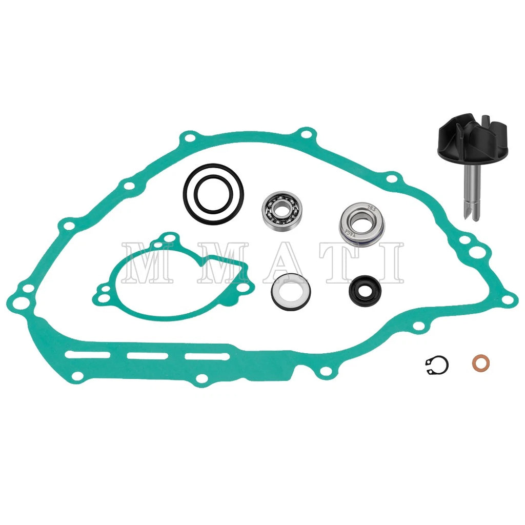 Water Pump Impeller Seal Gasket Repair Kit for Yamaha Rhino Kodiak Viking 700 (2004–2023)