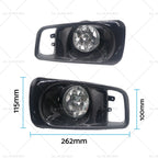 Set of 2 Yellow Fog Lights for Honda Civic EK EM (1999–2000)