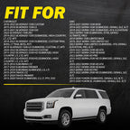 2 Exterior Door Handles for Chevrolet Silverado 1500 (2014-2022) Chrome
