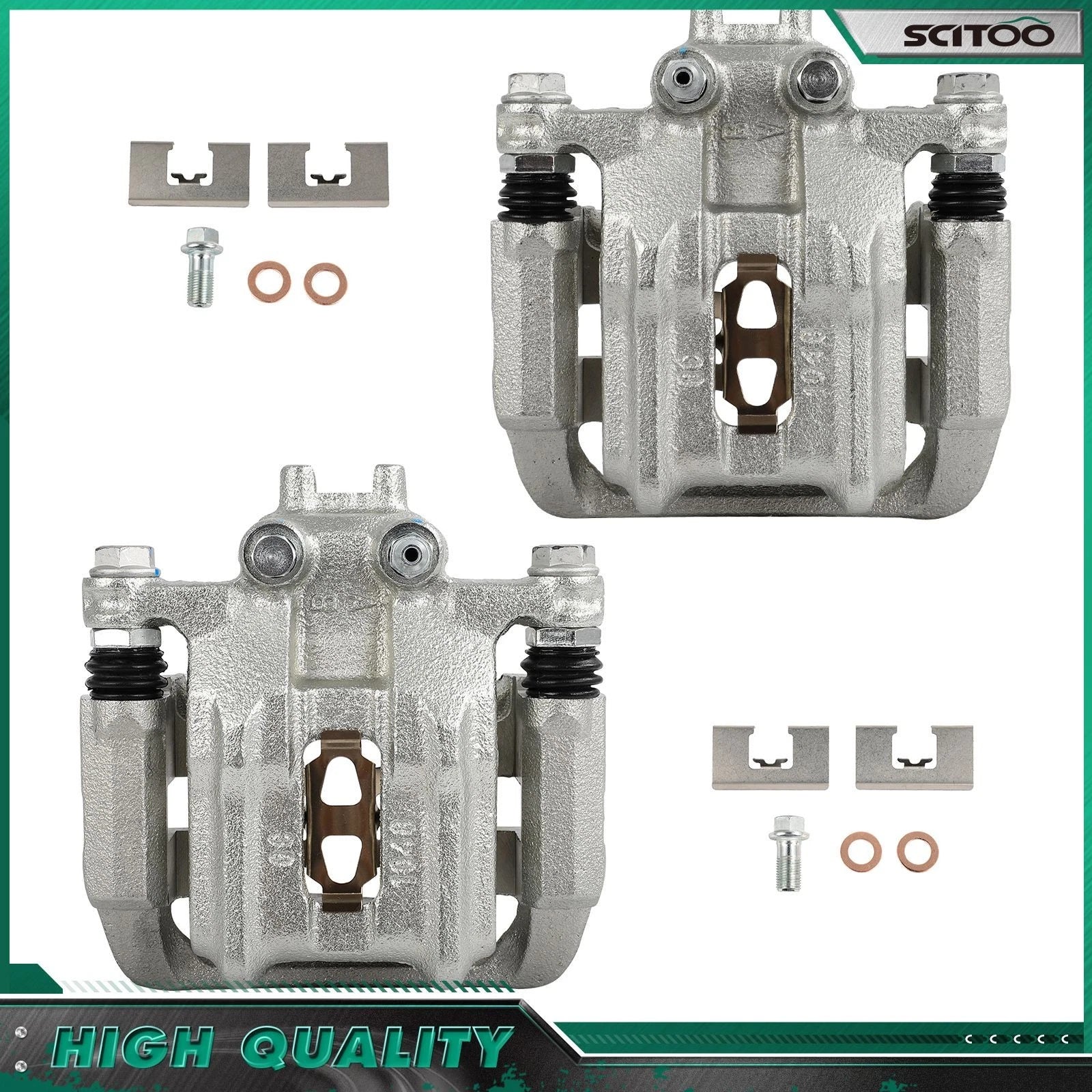 Rear Brake Calipers w/ Bracket for Honda Accord Crosstour (2010–2011)
