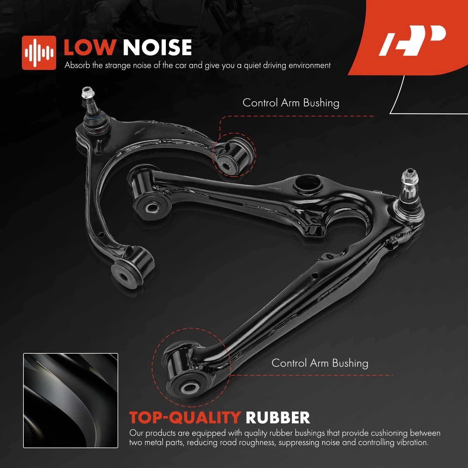 Set of 6 Control Arms & Sway Bar Links for Cadillac Chevy Silverado 1500