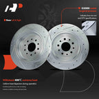 Drilled Brake Rotors for Ford Explorer, Flex, Lincoln MKS (2009–2019)