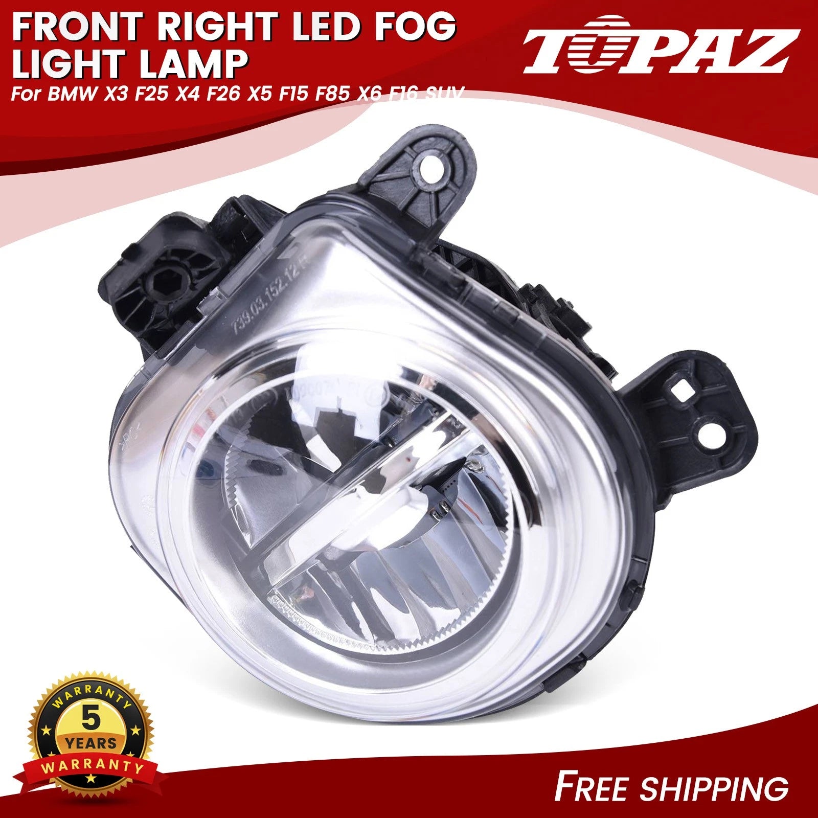 LED Fog Light Lamp for BMW X3 (2013–2017), X4 (2015–2018), X5 (2014–2018), X6 (2015–2019)