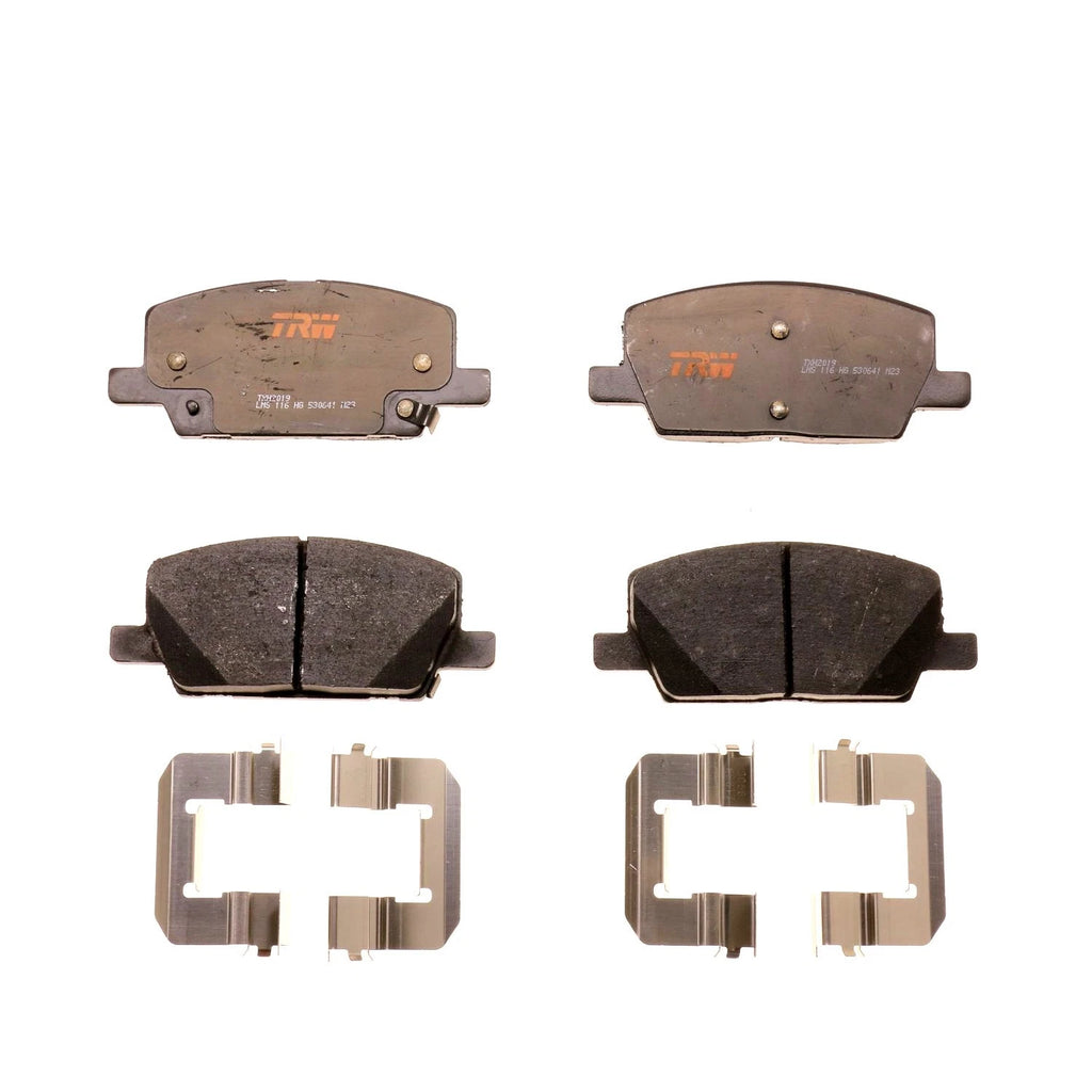 Set of 4 Disc Brake Pads for Chevrolet Trax (2018–2020)