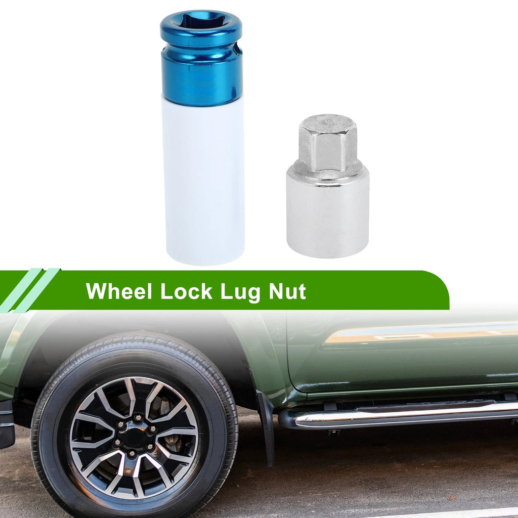Set of 4 Wheel Lock Lug Nut Anti-theft Key Socket Type C for Toyota