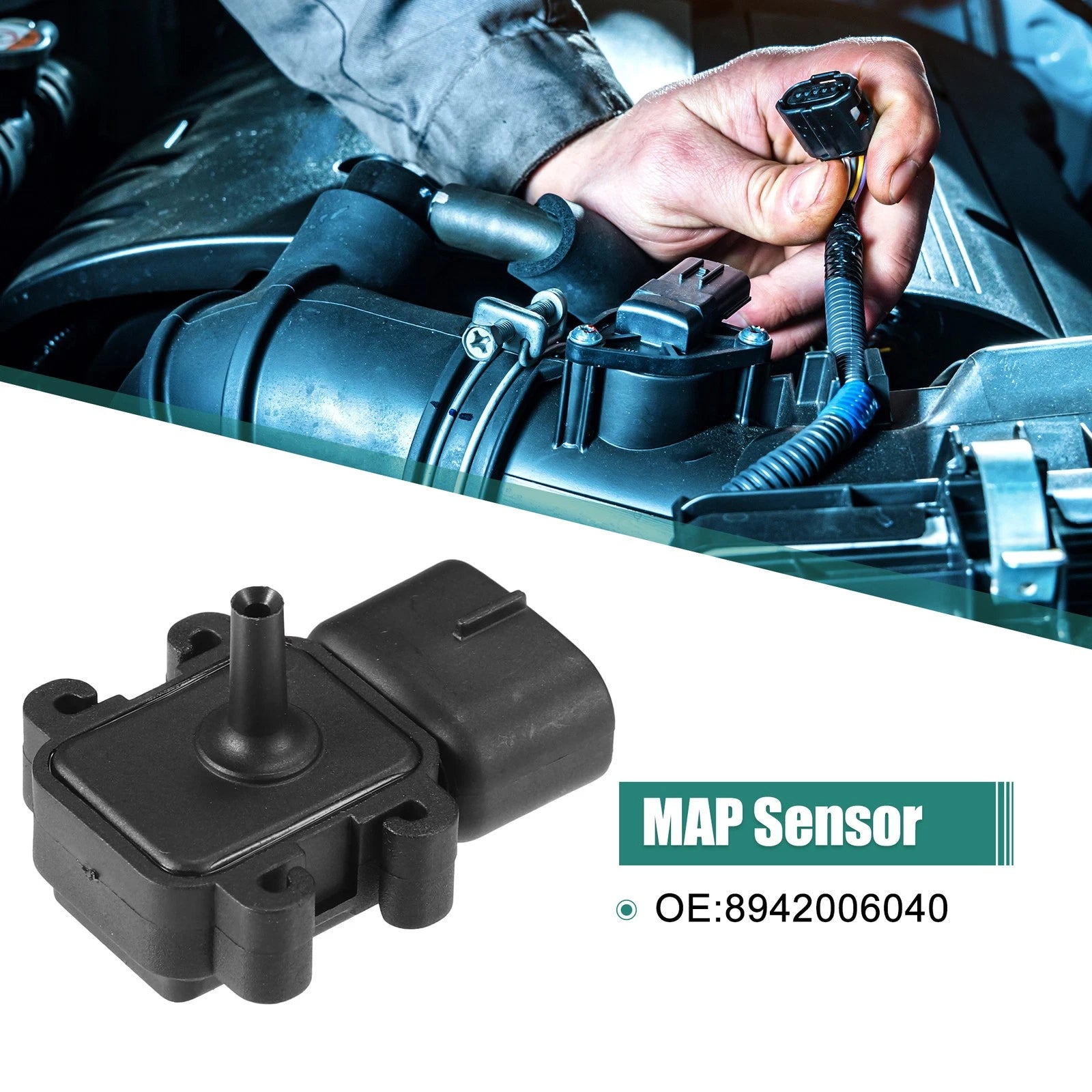Manifold Absolute Pressure Sensor No.8942006040 for Toyota Camry (1992–2001)