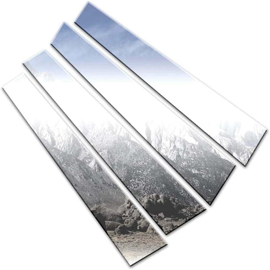 Chrome Pillar Post Trim Luxury FX 4pc for 2007–2009 Saturn Aura
