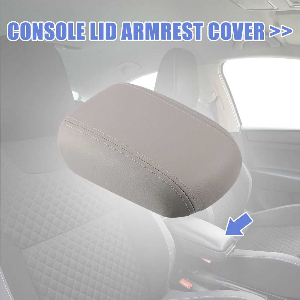 Center Console Armrest Cover for Chevrolet Cruze (2009–2014) Gray