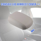 Center Console Armrest Cover for Chevrolet Cruze (2009–2014) Gray