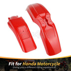 Set of 2 Red Plastic Fenders for Honda XR 250R XR 400R (1996–2004)