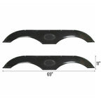 Tandem Trailer Fender Skirt for RVs, Campers, Trailers (UV-Protected)