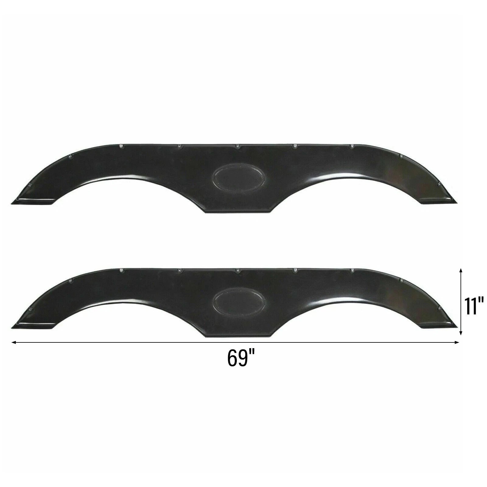 Tandem Trailer Fender Skirt for RVs, Campers, Trailers (UV-Protected)