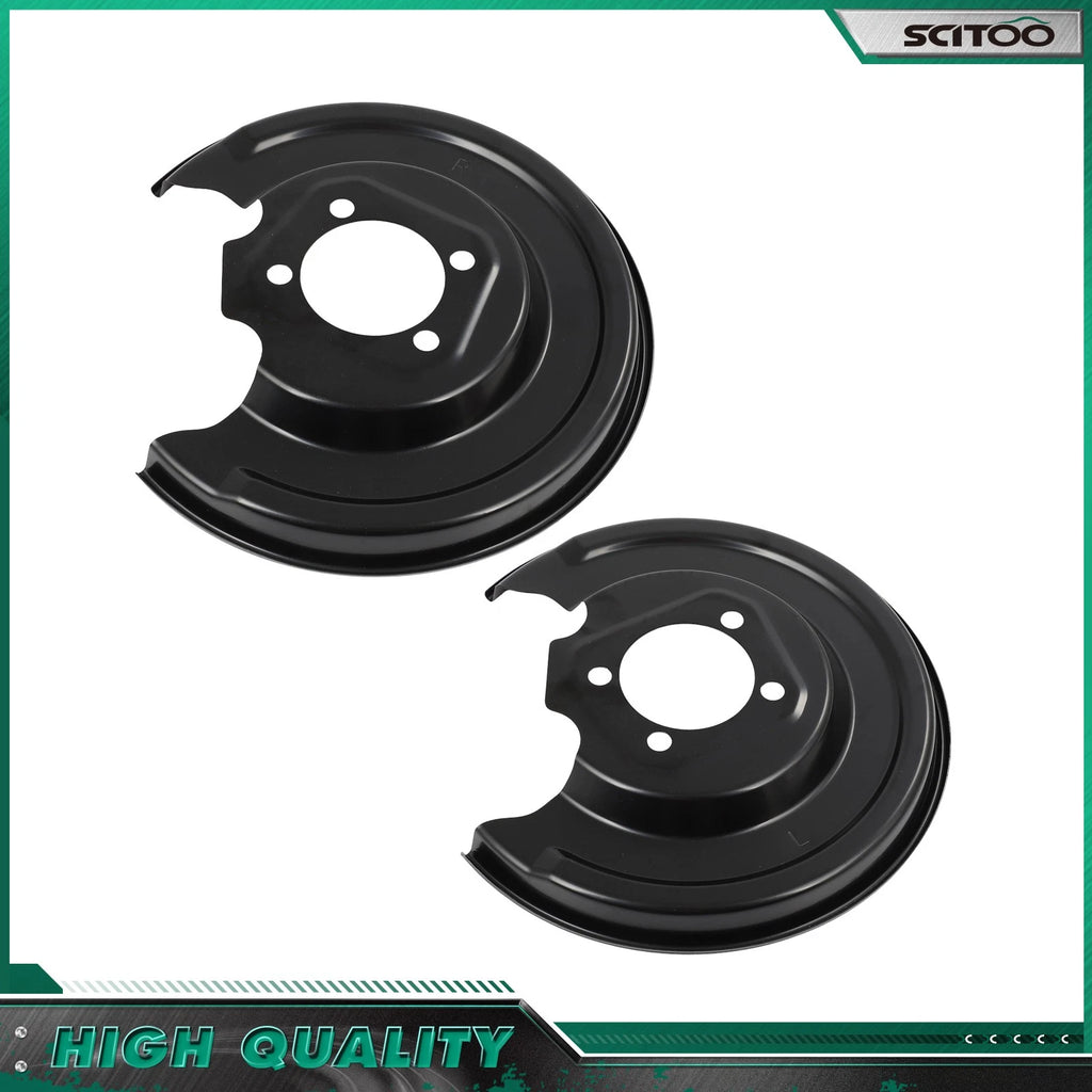Set of 2 Rear Brake Backing Plates for Toyota Prius (2001–2009) 47881-12071 47882-12071