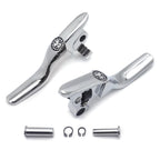 Chrome Smooth Shorty Brake Clutch Levers for Harley Touring Trike (2008–2013)