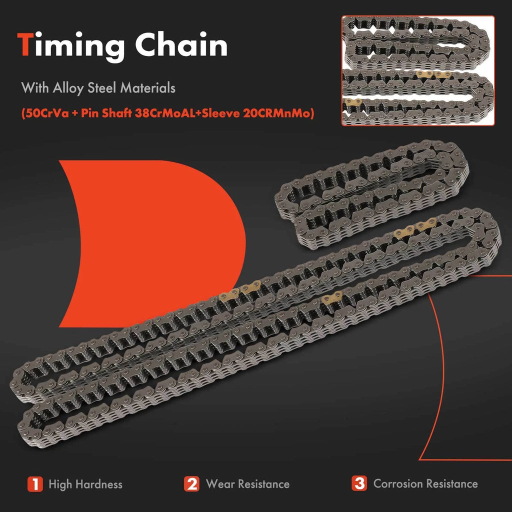 8x Timing Chain Kit for Honda CR-V Civic (2010–2015) L4 2.4L