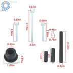 Front Lower Spring & Upper A-Arm Bushings for Club Car Golf Cart
