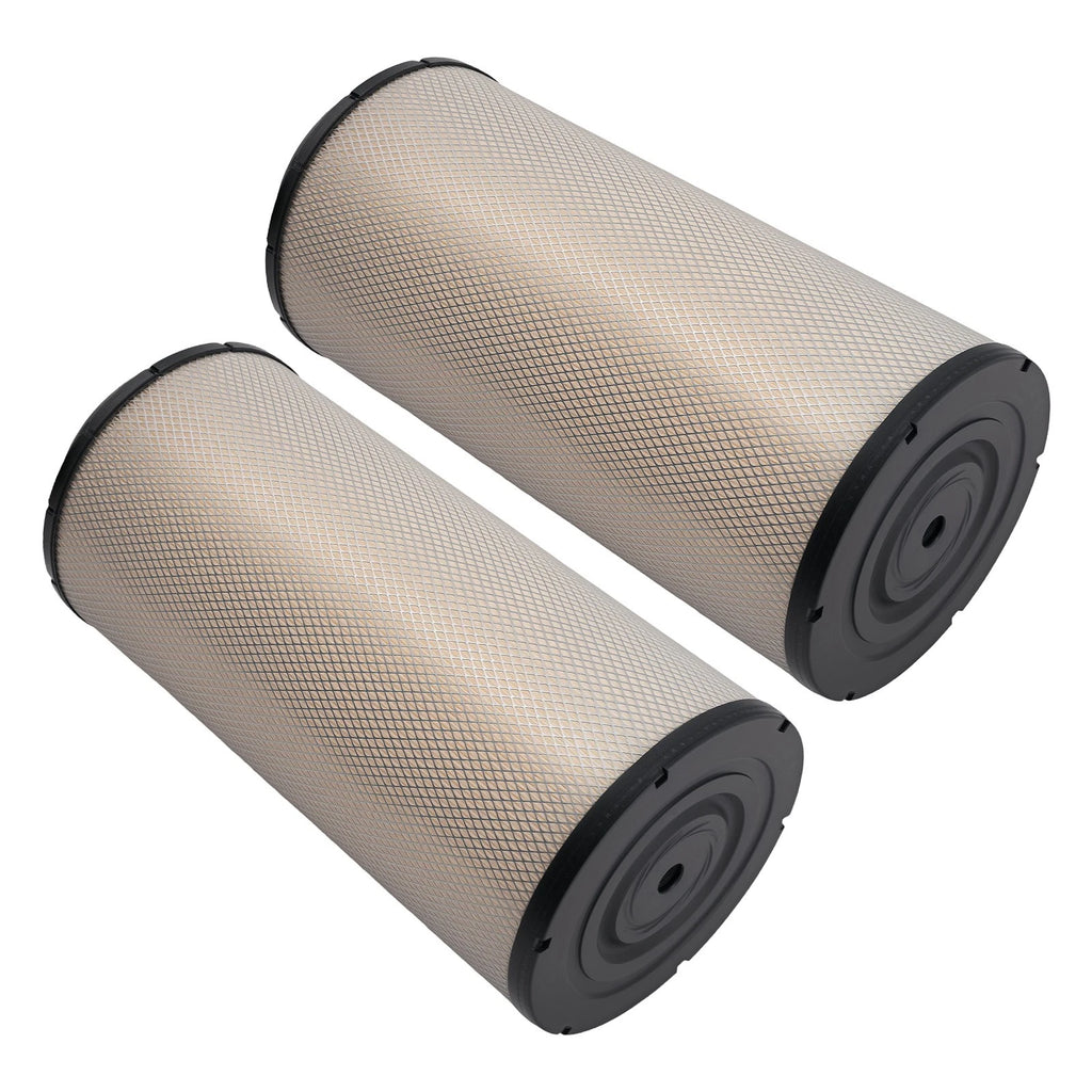 Set of 2 Air Filters for Kenworth W900, Peterbilt 367/389 (RS5288, 93009, AF2491XP)