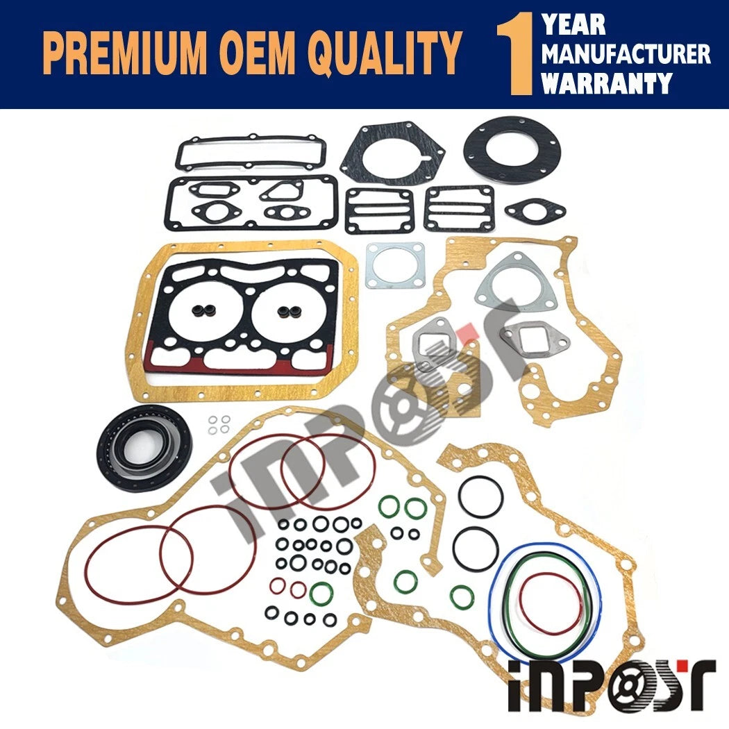 2D92 Engine Full Gasket Kit for Komatsu PC02-1 PC04-1 Excavator (Fit 2D92-2)