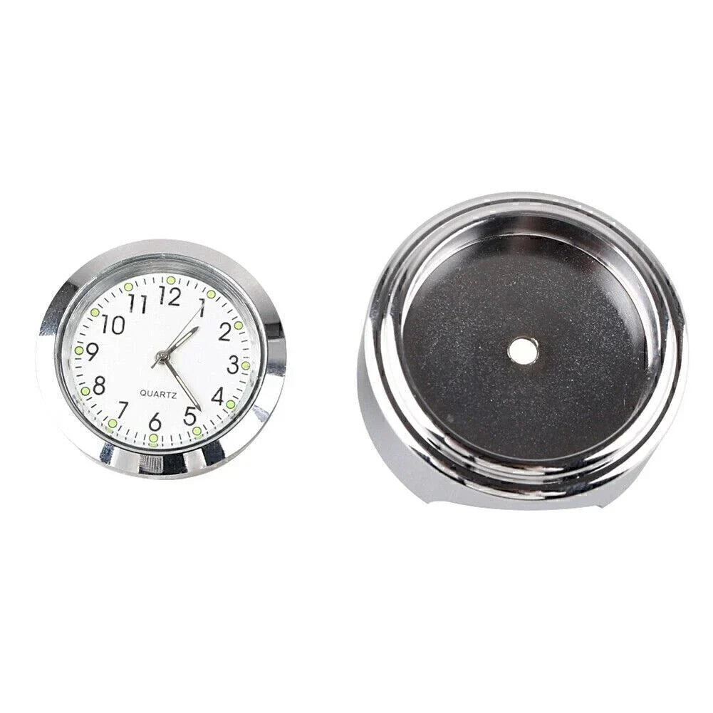 Digital Clock Time Gauge for Mini Motorcycle 7/8" Handlebar Mount (N/A)