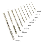 Set of 10 Precision Needle Drilling Bits for Gemstones and Cobblestone