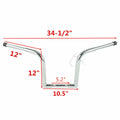 12" Rise Ape Hanger Handlebars for Harley FLST FXST Sportster XL (1991–2023)