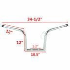 12" Rise Ape Hanger Handlebars for Harley FLST FXST Sportster XL (1991–2023)