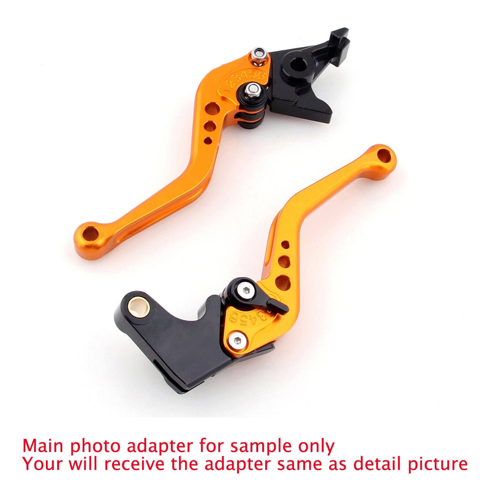 Short Clutch Brake Lever for Yamaha MT125 (2014–2019) Gold T9