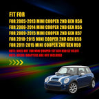 Clear Lens Side Marker Light for Mini Cooper R55 R56 R57 R58 R59 (2005–2015)