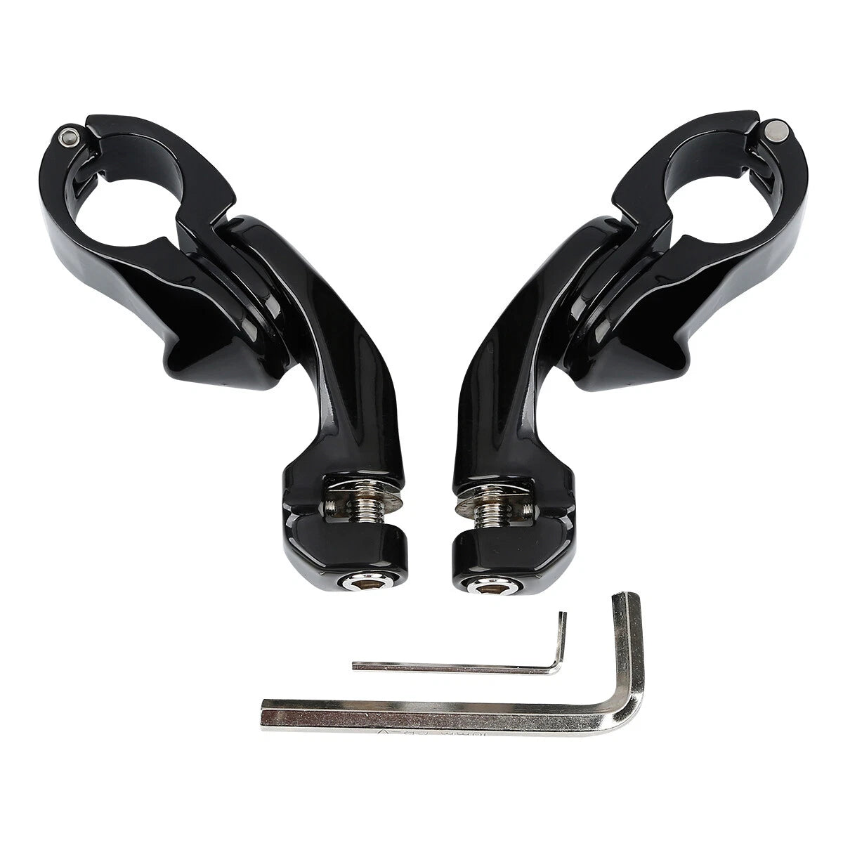 1.25'' Highway Bar Footpegs for Harley Touring Dyna Softail