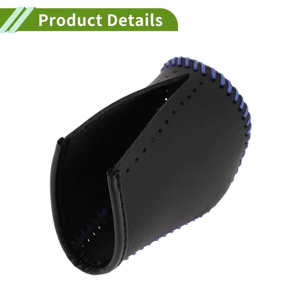 Gear Shift Knob Cover for Lexus NX300 (2014–2021) Black Blue Faux Leather