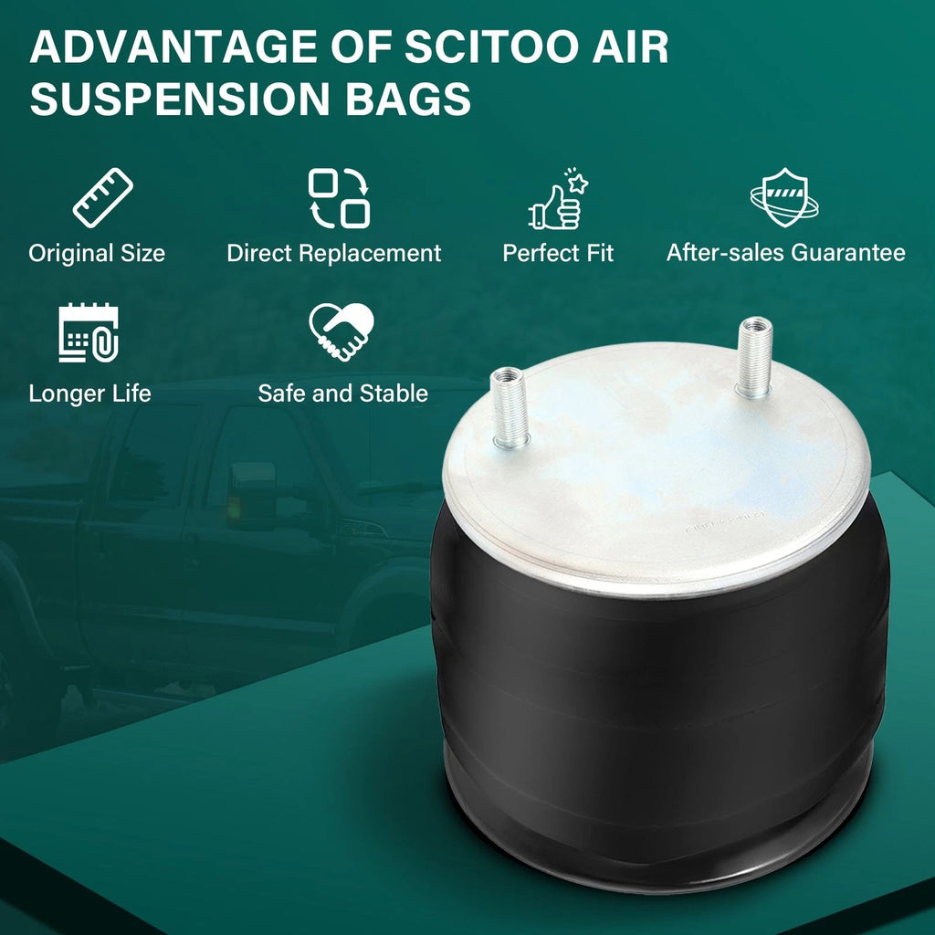 Pair Air Suspension Spring Bags W01-358-9978 for Hendrickson S-28929 S-29928
