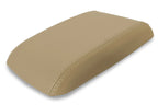 Leather Console Lid Armrest Cover for Ford Mustang (1987–1993) Beige