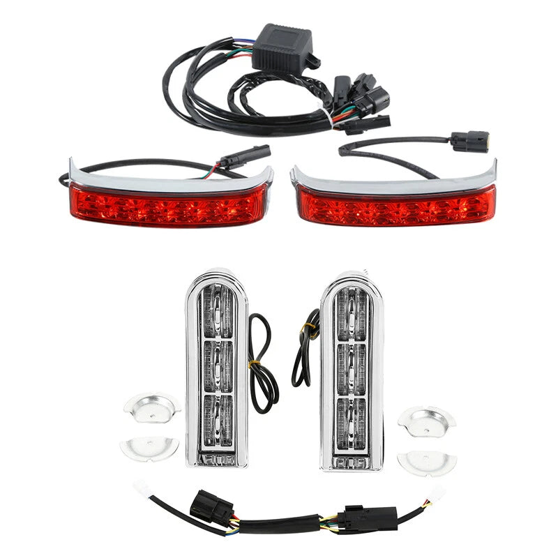 LED Insert Light Brake Turn Lights for Harley Street Glide (2014–2024)