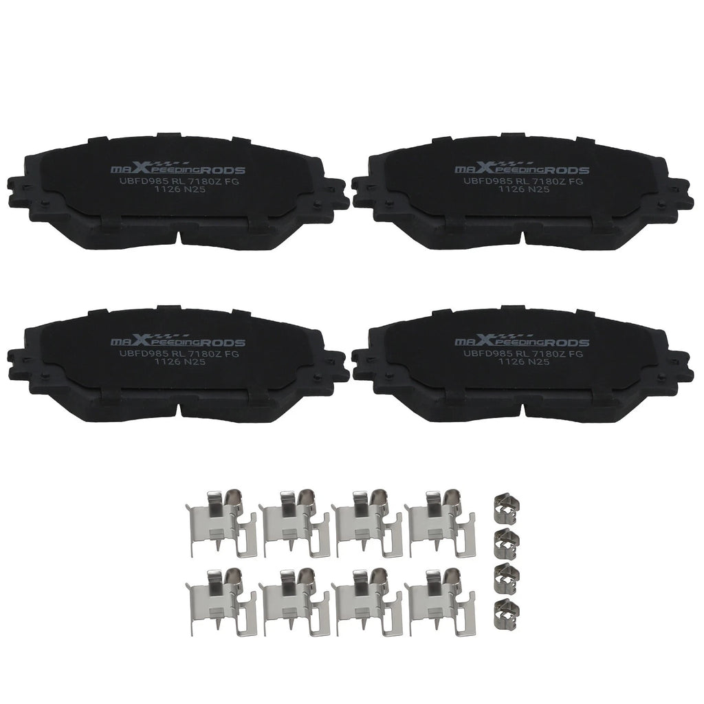 Front Ceramic Brake Pads Set for Toyota Corolla Matrix Prius V RAV4 (2006–2018)