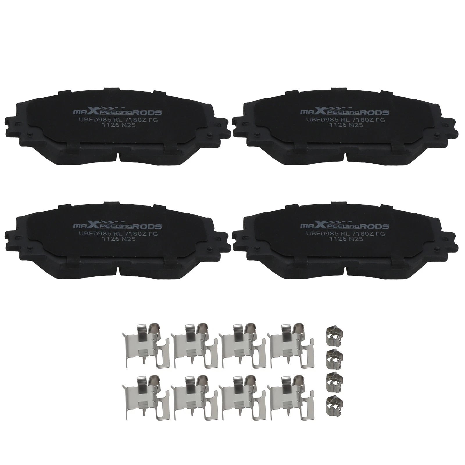 Front Ceramic Brake Pads Set for Toyota Corolla Matrix Prius V RAV4 (2006–2018)