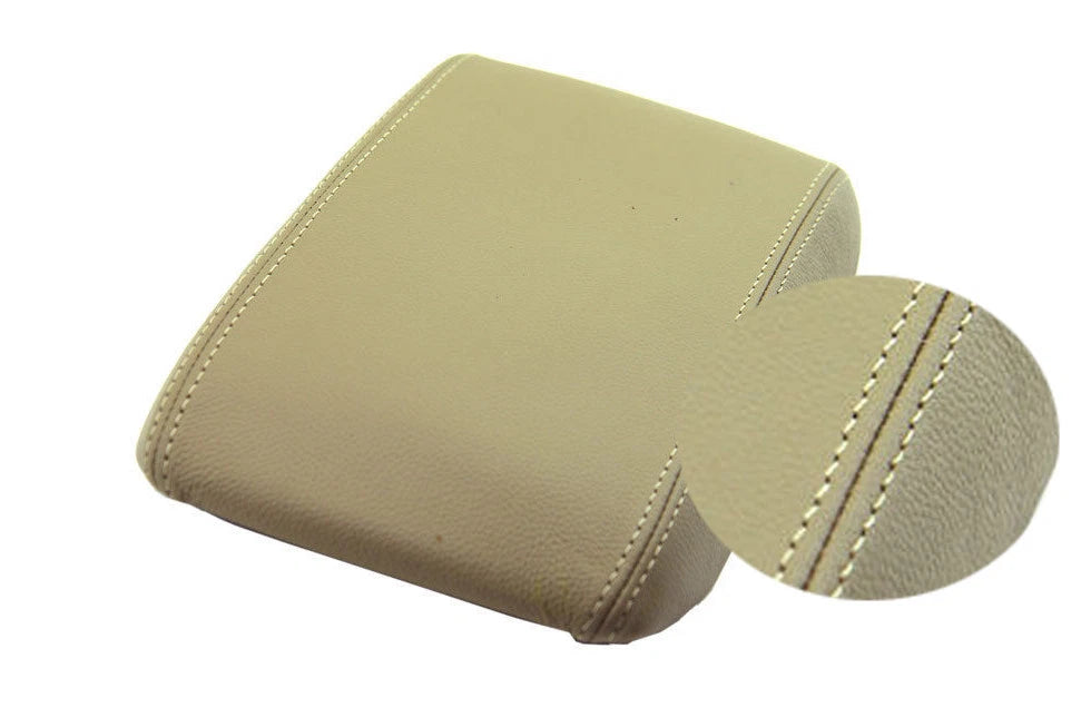 Leather Synthetic Center Console Armrest Cover for Toyota Camry (1997–2001) Beige