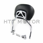 Chrome Detachable Sissy Bar Pad & Backrest for Harley FLRT Freewheeler (2015–2020)
