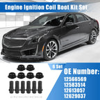 6X Ignition Coil Boot Kit for Chevrolet (No. 12566569/12583514/12613057)
