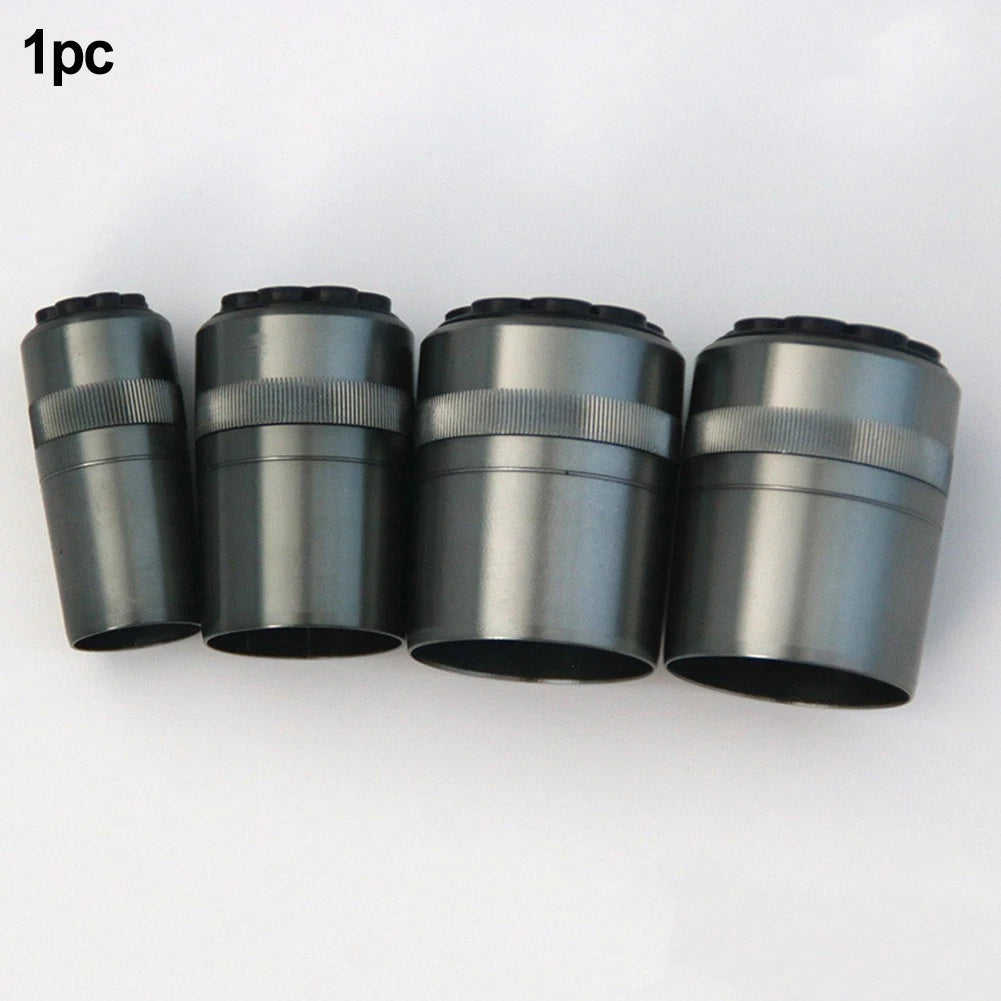 Fishing Rod End Cap for Fishing Rods (Aluminum Alloy, Black & White)