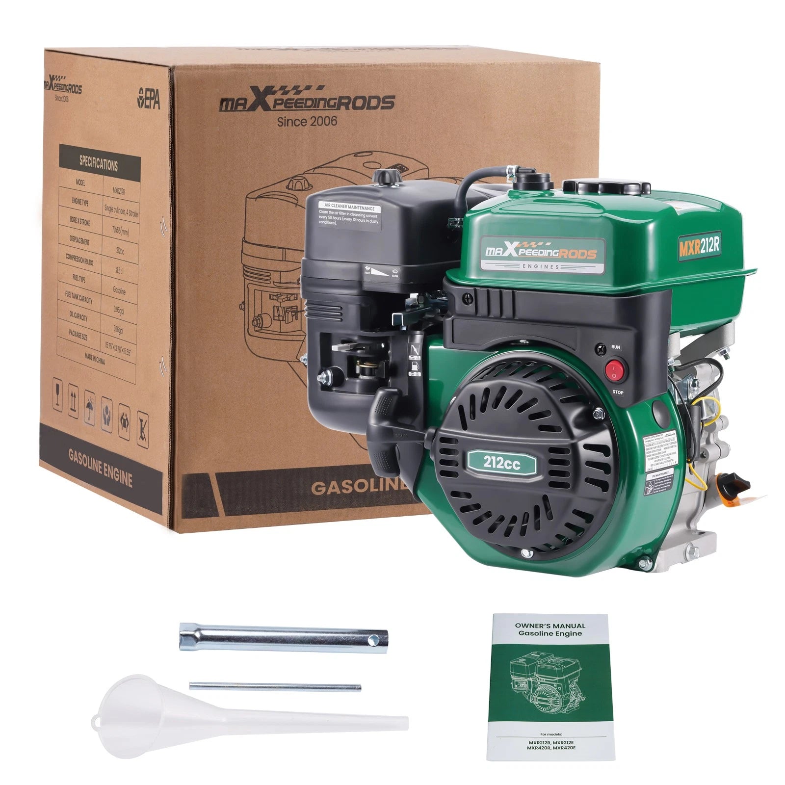 7HP Gas Engine Motor for Pressure Washers (212cc)