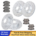 Drilled Brake Rotors & Pads for Honda Accord 2003–2007