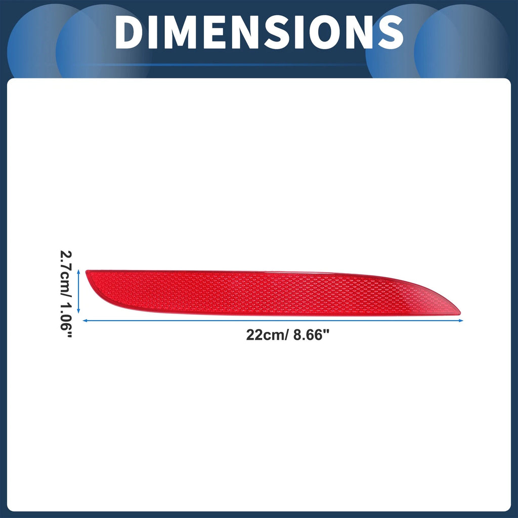 Bumper Reflector No.63142990864 for BMW X1 E84 (2008–2012) Red Rear Right