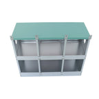 6 Compartment Metal Poultry Nest Box for Hens (Wall Mount)