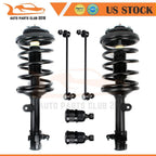 Set of 6 Front Struts Assembly Sway Bar Joint Kit for Honda Pilot (2006–2008)