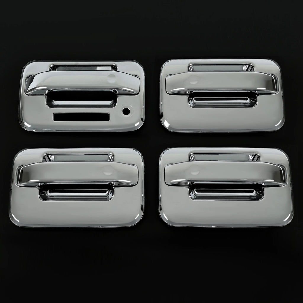 Set of 4 Chrome Door Handle Tailgate Covers for Ford F-150 (2004–2014)