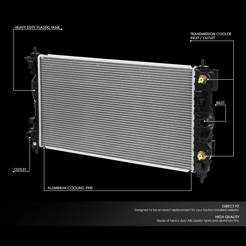 Aluminum Core Replacement Radiator for Chevy Impala (2014–2019) DPI 13146