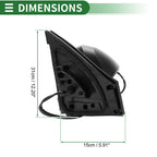 Left Side Door Mirror for Toyota RAV4 (2013–2015) Manual Folding Black
