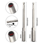 2X Heavy Duty Hex Socket Nut Driver Set for Industrial Applications